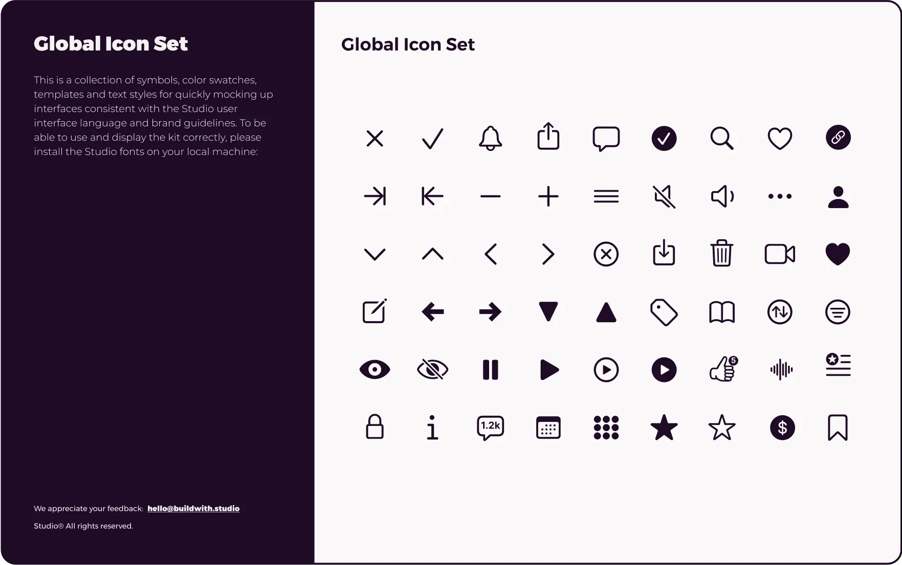 Global Icon Set